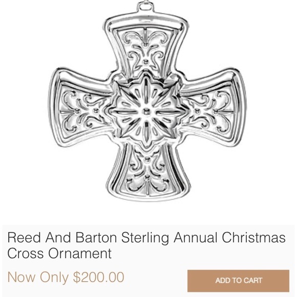 Reed & Barton 925 sterling silver Limited Edition Christmas cross from 1973 - Picture 9 of 13